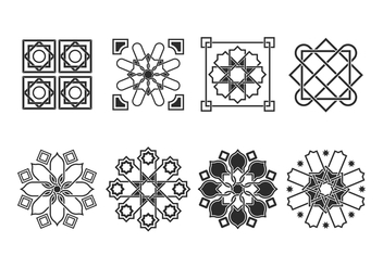 Free Islamic Ornaments Vector - vector gratuit #428899